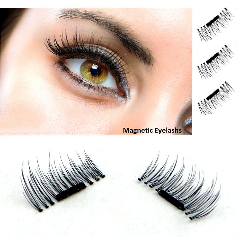 4 Pcs/Pairs Magnetic Eyelashes Extension Eye Beauty