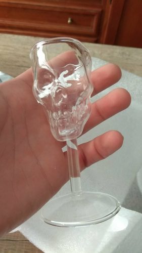 Skull Crystal Wine Glass photo review