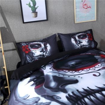 Bride Skull Bedding Set 1